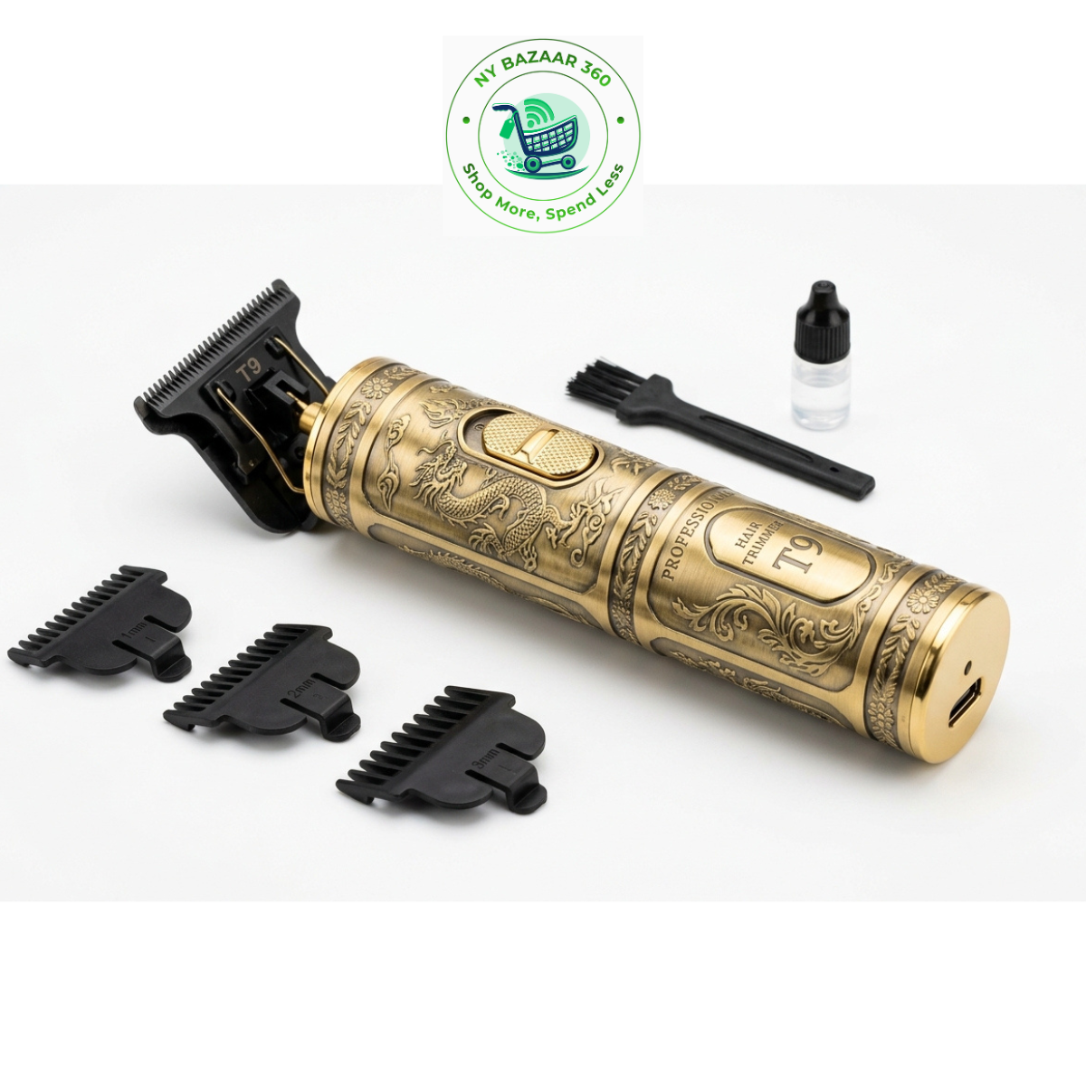T9 Hair Trimmer Golden color at NY Bazaar 360