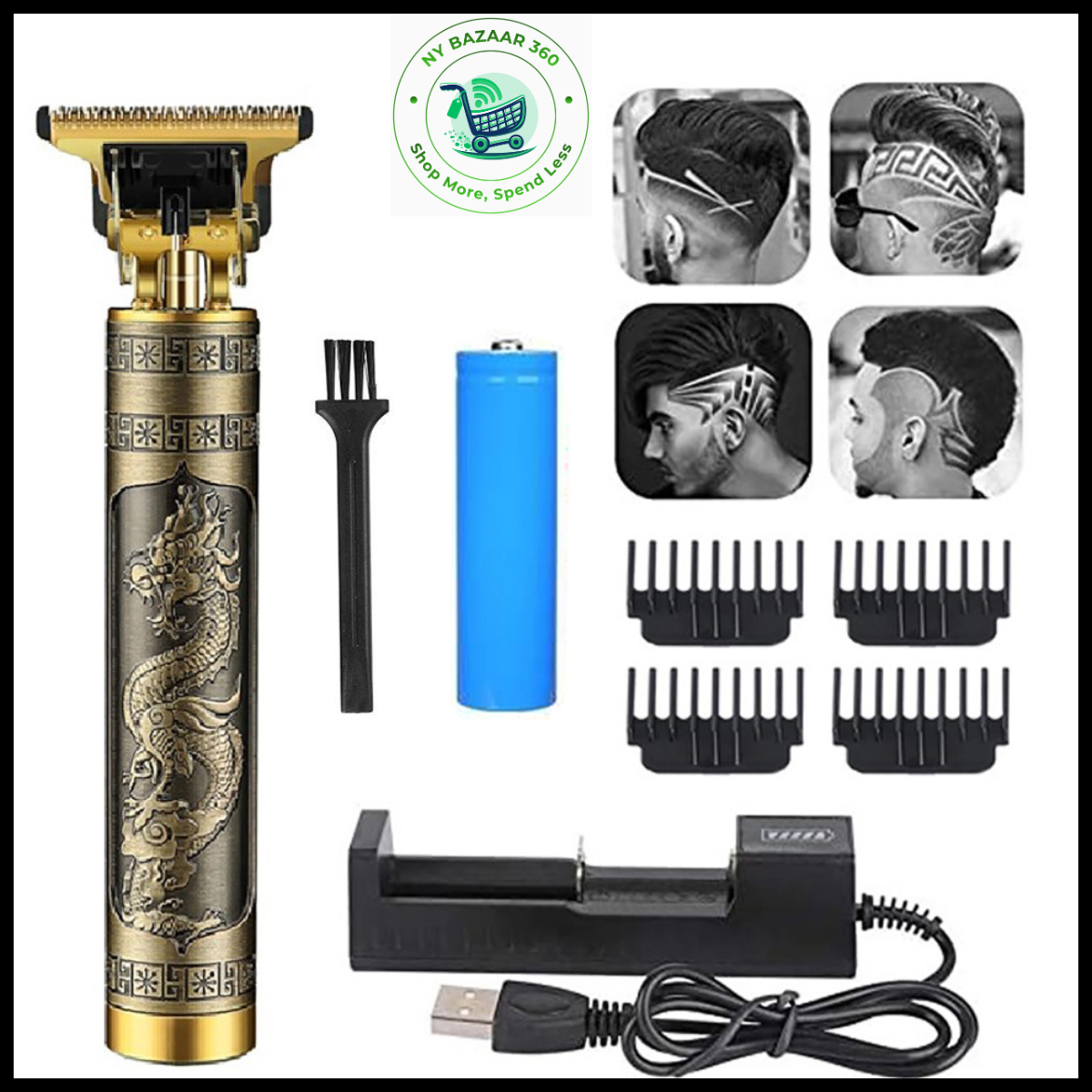 T9 Professional Hair Trimmer with Hair Styles at NY Bazaar 360