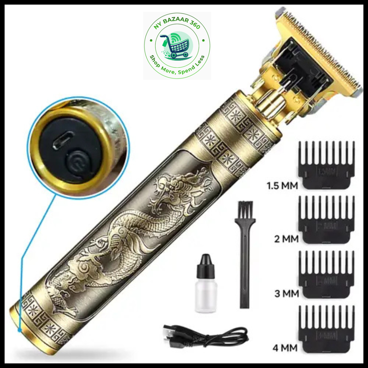 T9 Professional Hair Trimmer with their Blades and Charger